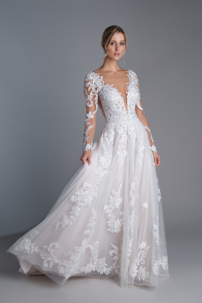 Olympia wedding dress by Justin Alexander