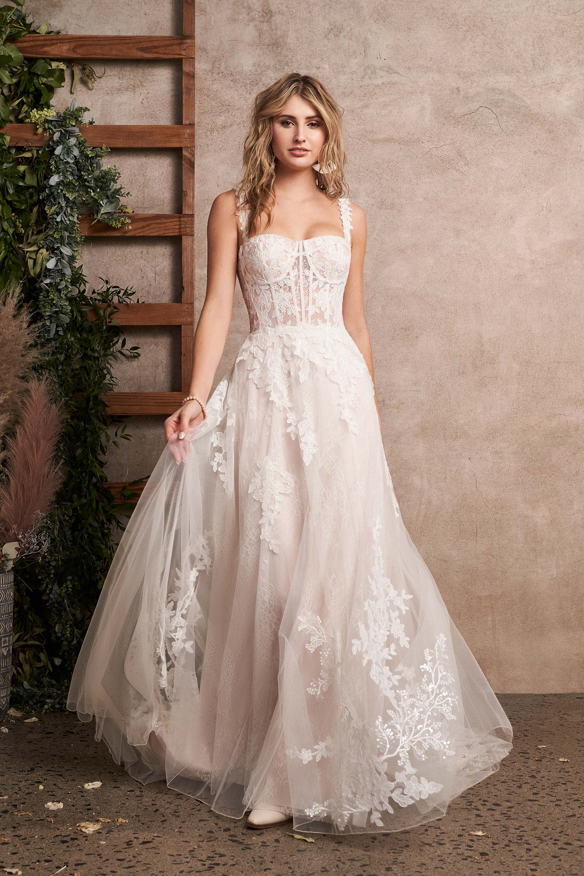 Phoebe wedding dress by Justin Alexander