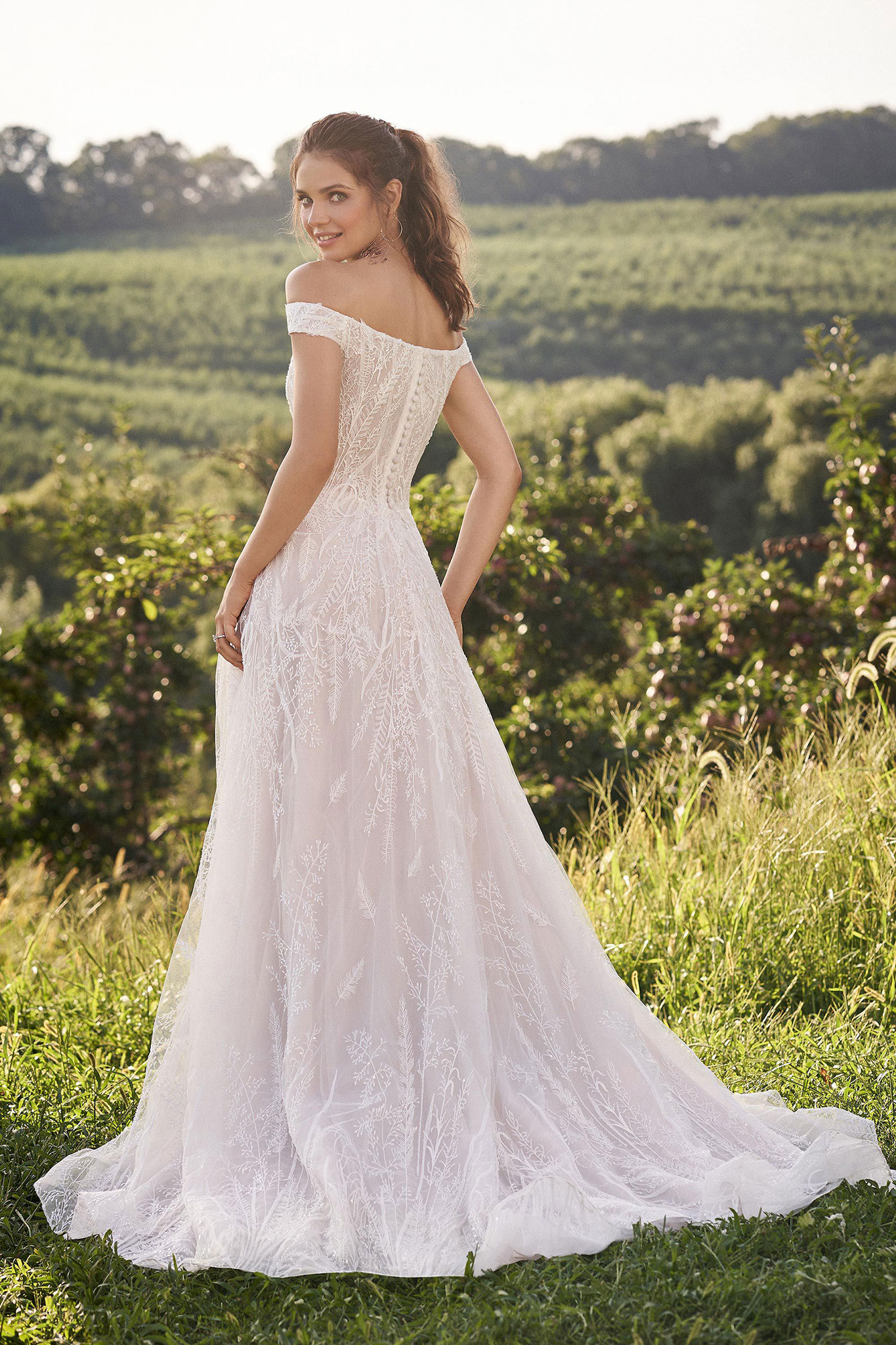 Selene wedding dress by Justin Alexander