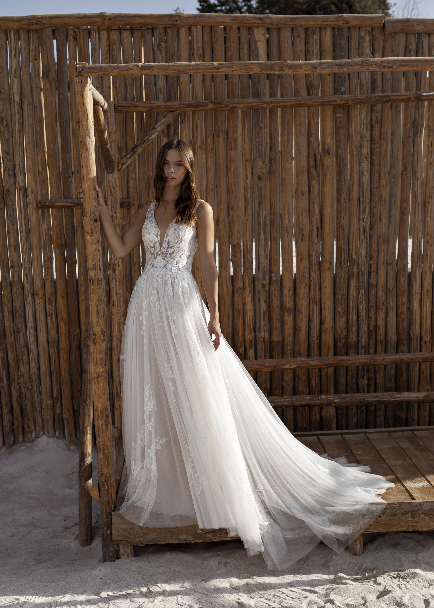 Odetta wedding dress by Modeca